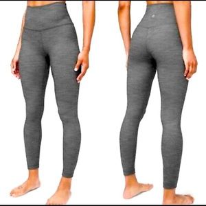 LULULEMON Wunder Under High Rise Legging Size 4. Heathered Grey
